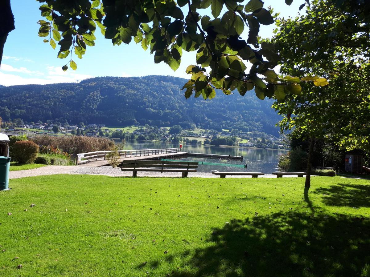 Kaspar Haus Kmb Seeblick Appartement Am Ossiacher See Mit Direktem Seezugang, Hallenbad بودينسدورف المظهر الخارجي الصورة