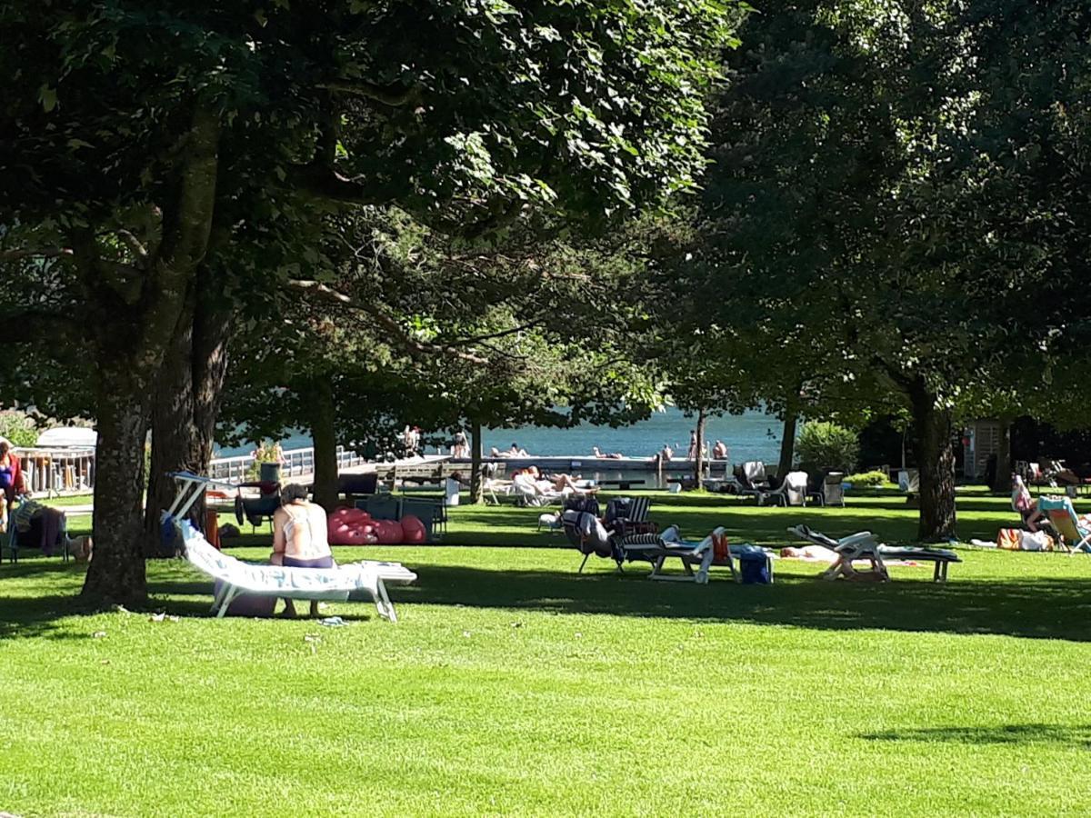 Kaspar Haus Kmb Seeblick Appartement Am Ossiacher See Mit Direktem Seezugang, Hallenbad بودينسدورف المظهر الخارجي الصورة
