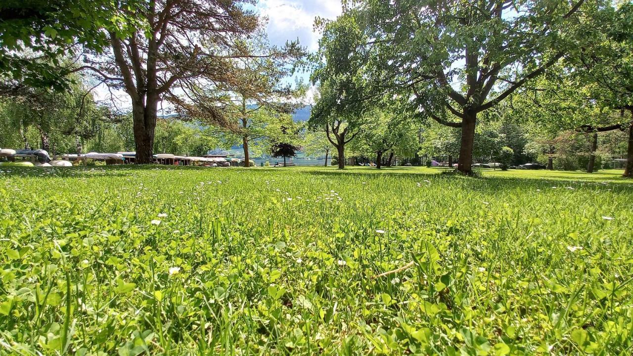 Kaspar Haus Kmb Seeblick Appartement Am Ossiacher See Mit Direktem Seezugang, Hallenbad بودينسدورف المظهر الخارجي الصورة